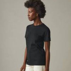 American Giant Premium Slub Crew Tee, Black, W XL